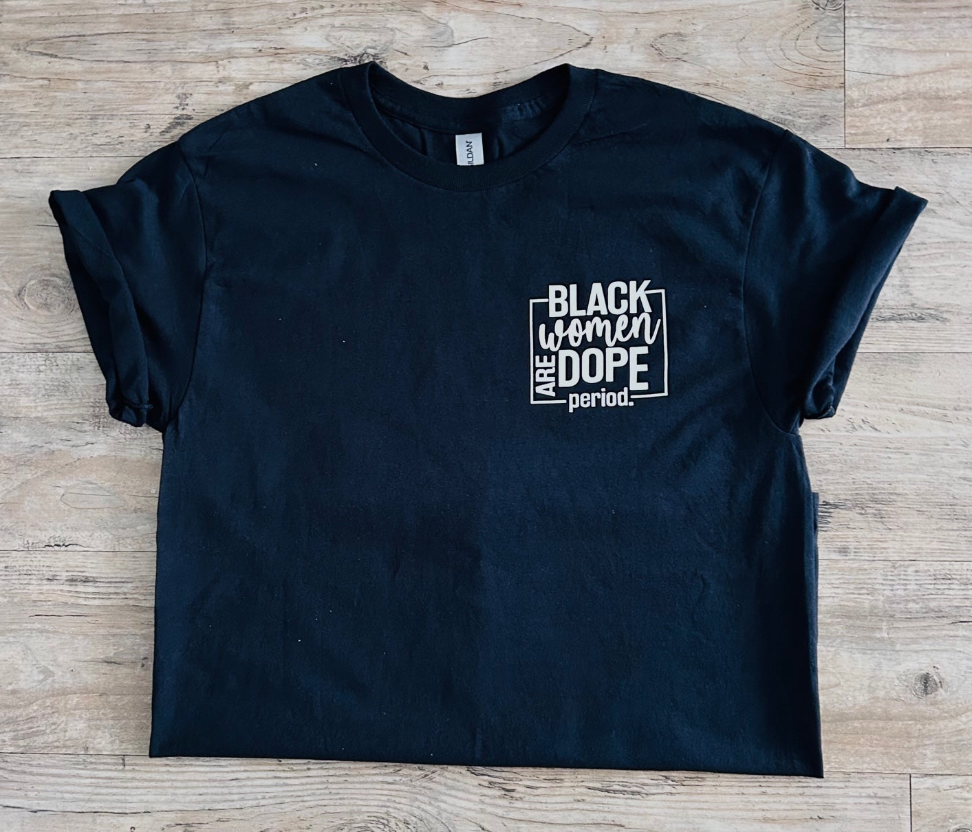 Black Woman are Dope Nutritional Facts Tee