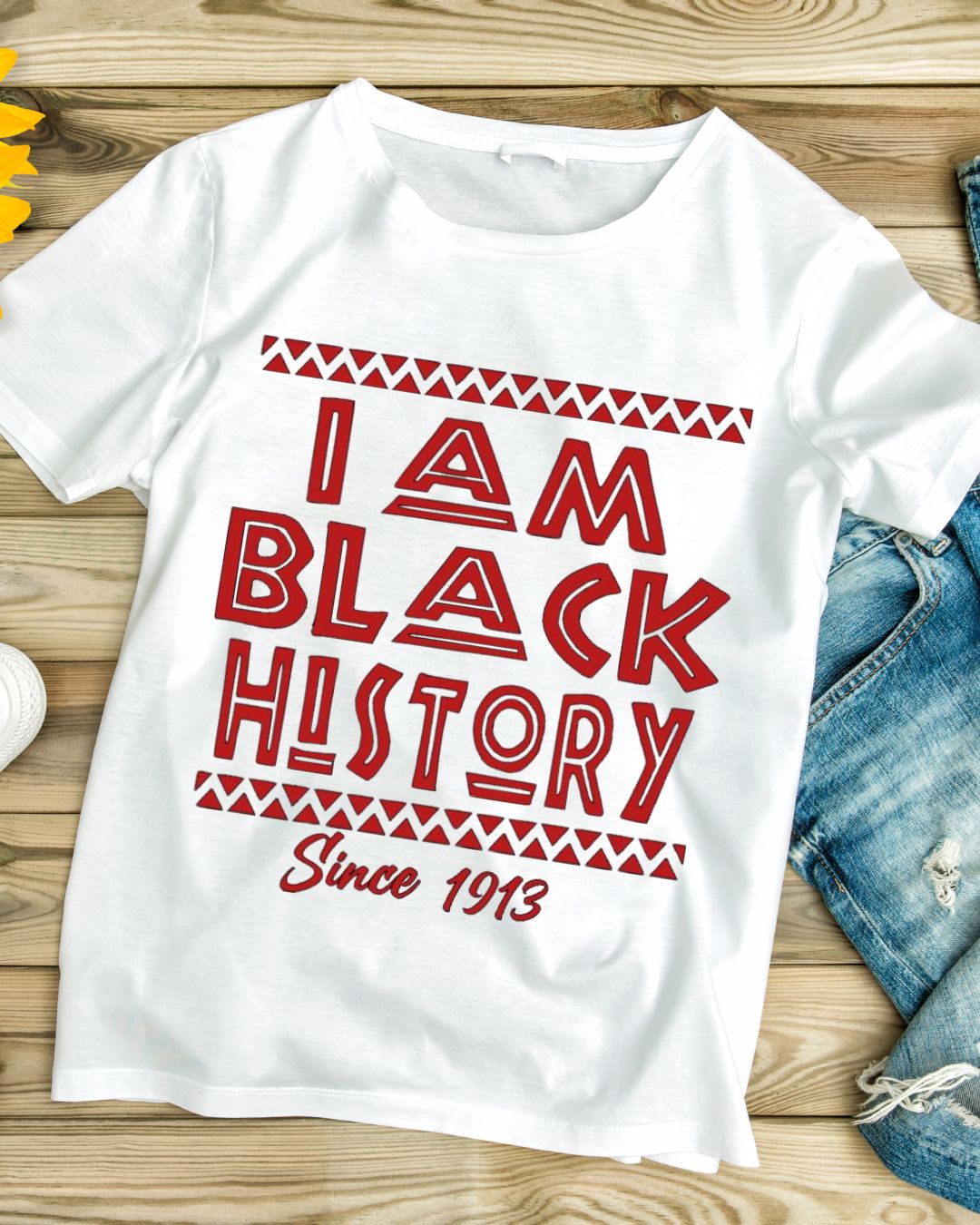 Black History Delta Sigma Theta  Tee