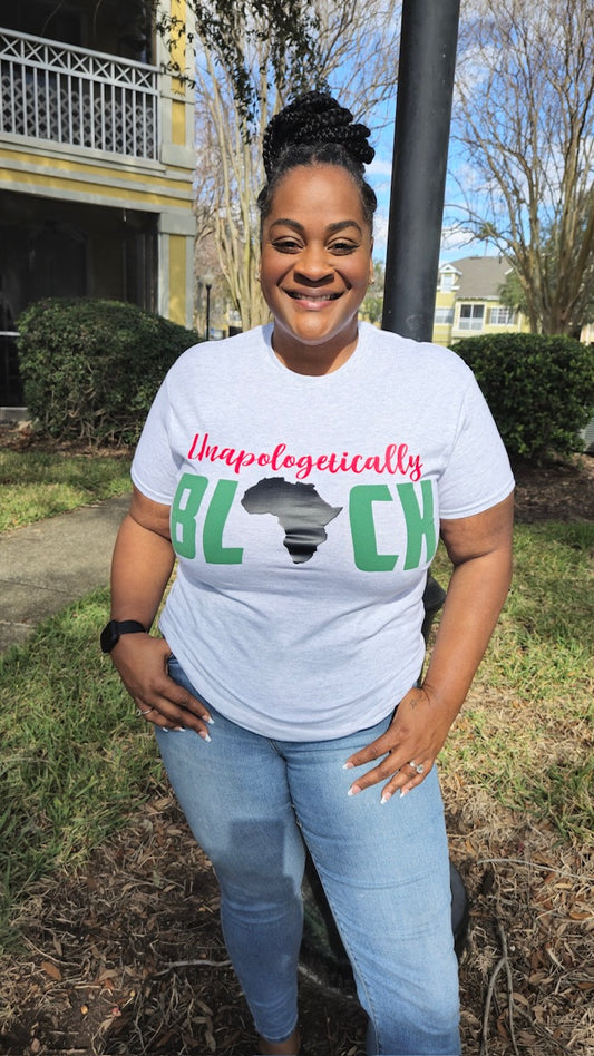 Unapologetically Black Africa Tee