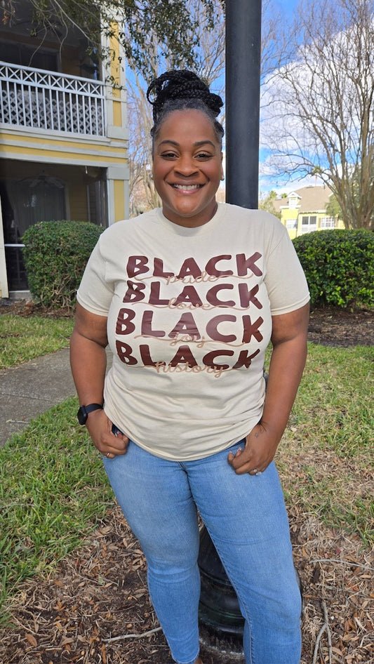 Black Love Pride Joy & History Tee